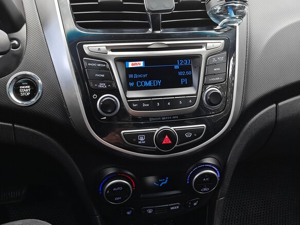 2015 Hyundai Solaris I Рестайлинг, серый, 850000 рублей - вид 11