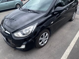 2011 Hyundai Solaris I, чёрный, 750000 рублей, вид 1