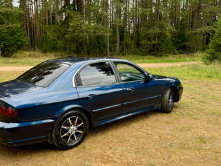 2007 Hyundai Sonata ТагАЗ IV (EF) Рестайлинг, синий, 250000 рублей, вид 3