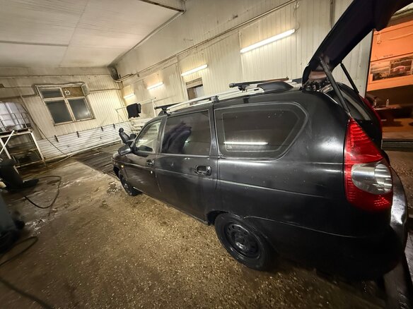 2009 Lada (ВАЗ) Priora I, чёрный - вид 8