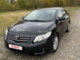 2007 Toyota Corolla X (E140, E150), чёрный, 950000 рублей, вид 1