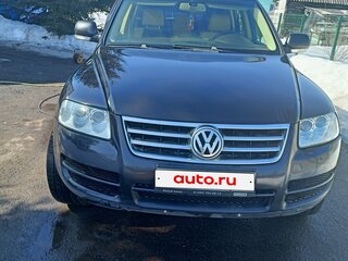 2006 Volkswagen Touareg I, чёрный, 750000 рублей, вид 3