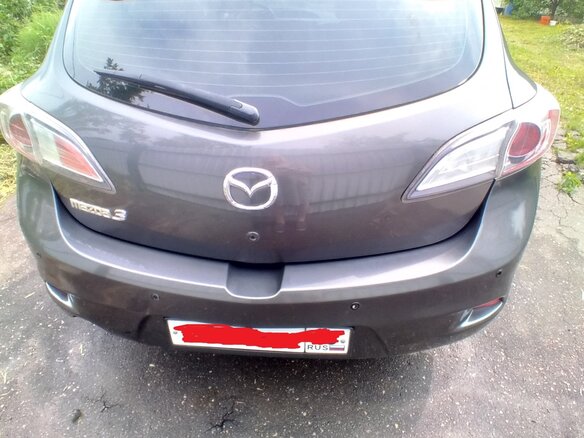 2012 Mazda 3 II (BL) Рестайлинг, серый, 1100000 рублей - вид 3