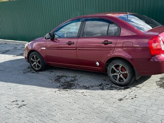 2007 Hyundai Accent III, красный, 505000 рублей, вид 3