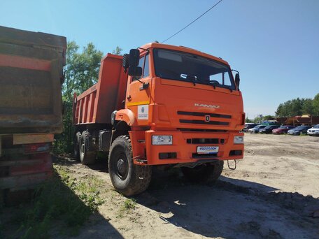 2020 КамАЗ 65222, оранжевый, 1874250 рублей, вид 2