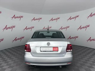 2017 Volkswagen Polo V Рестайлинг, серебристый, 1249000 рублей, вид 4