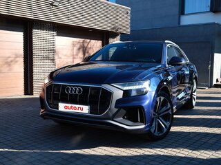 2018 Audi Q8 55 TFSI I (4M), синий, 5400000 рублей, вид 1