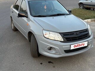 2013 Lada (ВАЗ) Granta I, серебристый, 420000 рублей, вид 2