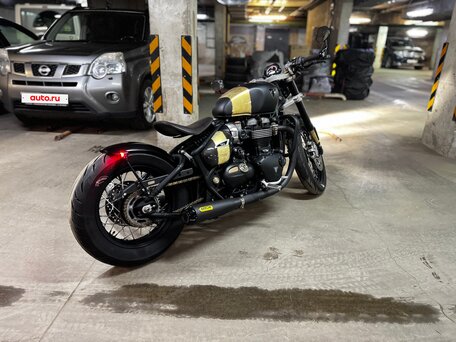 2020 Triumph Bonneville Bobber, чёрный, 1750000 рублей, вид 5