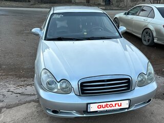 2005 Hyundai Sonata ТагАЗ IV (EF) Рестайлинг, серебристый, 450000 рублей, вид 2