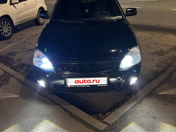 2011 Lada (ВАЗ) Priora I, чёрный, 210000 рублей - вид 3