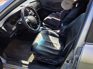 2007 Hyundai Sonata ТагАЗ IV (EF) Рестайлинг, серебристый, 240000 рублей, вид 3