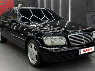 1996 Mercedes-Benz S-Класс 500 III (W140) Рестайлинг, чёрный, 7000000 рублей, вид 1