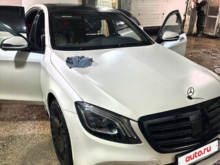2014 Mercedes-Benz S-Класс 350 CDI BlueTEC Long 7G-TRONIC VI (W222, C217), белый, 3200000 рублей, вид 2