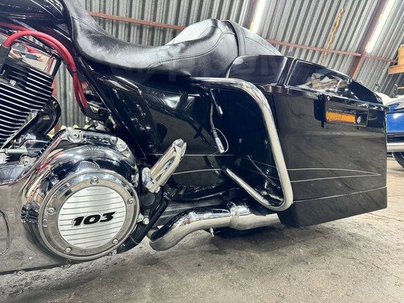 2012 Harley-Davidson Road Glide, чёрный, 1280000 рублей - вид 28