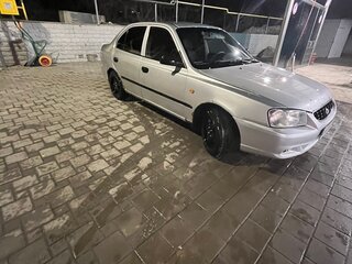 2005 Hyundai Accent ТагАЗ II, серебристый, 300000 рублей, вид 1