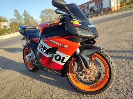 2005 Honda CBR 1000 RR/RA Fireblade, оранжевый, 500000 рублей, вид 1