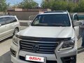 2014 Lexus LX 570 III Рестайлинг, белый, 5800000 рублей - вид 1