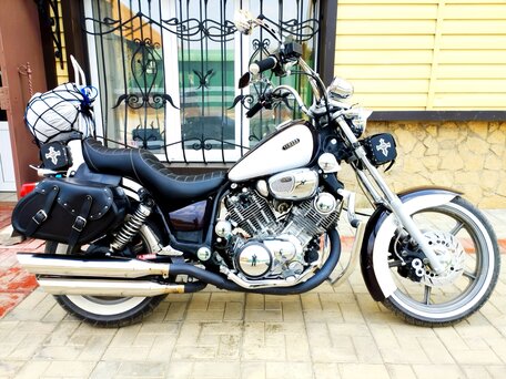 1993 Yamaha XV1100 Virago, фиолетовый, 720000 рублей, вид 4