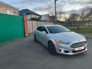 2013 Ford Fusion (North America) II, серебристый, 1280000 рублей, вид 3