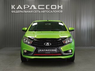 2016 Lada (ВАЗ) Vesta I, зелёный, 635000 рублей, вид 3