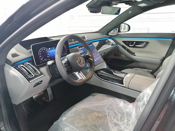 2024 Mercedes-Benz S-Класс 500 4MATIC VII (W223), чёрный - вид 8