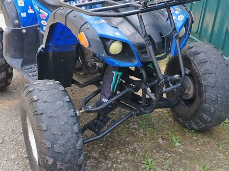 2023 Yamaha Grizzly 125, синий, 60000 рублей, вид 2