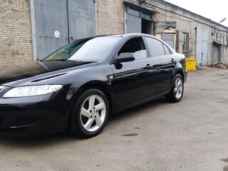 2003 Mazda 6 I (GG), чёрный, 420000 рублей, вид 4