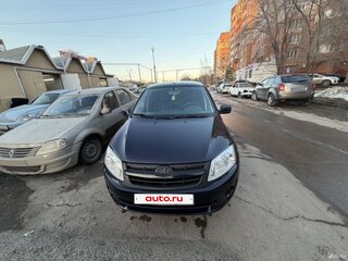 2013 Lada (ВАЗ) Granta I, синий, 210000 рублей, вид 1
