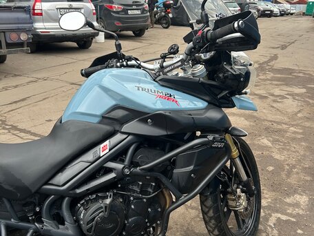 2013 Triumph Tiger 800, голубой, 610000 рублей, вид 3