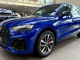 2021 Audi Q5 45 TFSI II (FY) Рестайлинг, синий, 3990000 рублей, вид 2