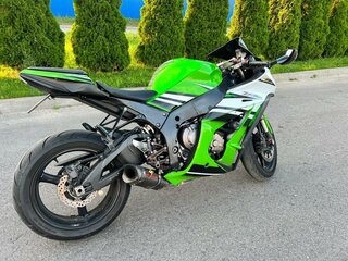 2011 Kawasaki ZX-10R Ninja, зелёный, 890000 рублей, вид 1
