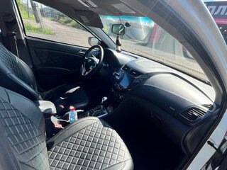2011 Hyundai Solaris I, белый, 819999 рублей, вид 4