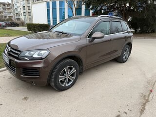 2012 Volkswagen Touareg II, коричневый, 1850000 рублей, вид 3