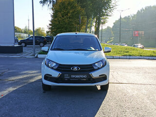 2021 Lada (ВАЗ) Granta I Рестайлинг, белый, 634000 рублей, вид 2