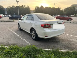 2011 Toyota Corolla X (E140, E150) Рестайлинг, белый, 1200000 рублей, вид 4