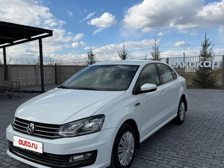 2020 Volkswagen Polo V Рестайлинг, белый, 1345000 рублей, вид 4