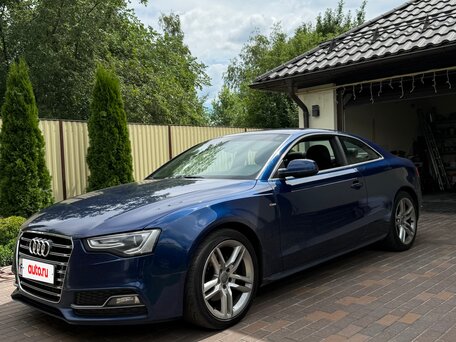 2014 Audi A5 I (8T) Рестайлинг, синий, 1699000 рублей, вид 5