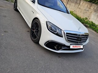 2015 Mercedes-Benz S-Класс AMG 63 AMG Long III (W222, C217), белый, 3650000 рублей, вид 1