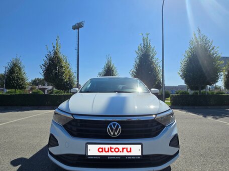 2020 Volkswagen Polo VI, белый, вид 1
