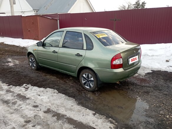 2008 Lada (ВАЗ) Kalina I, зелёный, 340000 рублей - вид 8