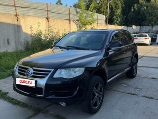 2007 Volkswagen Touareg I Рестайлинг, чёрный, 750000 рублей, вид 1