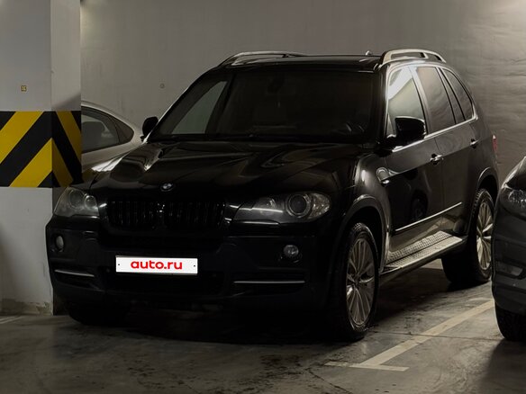 2008 BMW X5 3.0d II (E70), чёрный, 1340000 рублей