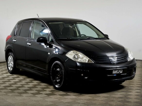 2012 Nissan Tiida I Рестайлинг, чёрный - вид 2