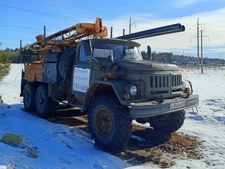 1991 ЗИЛ Буровые установки, зелёный, 1300000 рублей, вид 1