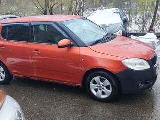 2009 Skoda Fabia II, оранжевый, 380000 рублей, вид 2
