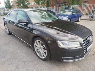 2015 Audi A8 Long III (D4) Рестайлинг, чёрный, 2400000 рублей, вид 2