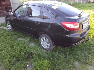 2014 Lada (ВАЗ) Granta I, чёрный, 370000 рублей, вид 2