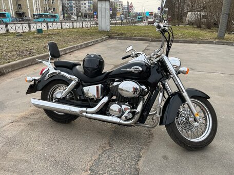 2003 Honda Shadow 750, чёрный, 505000 рублей, вид 2