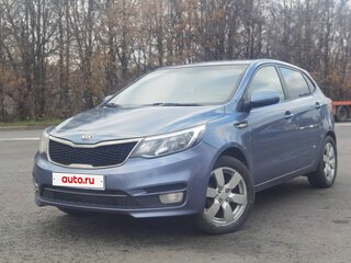 2016 Kia Rio III Рестайлинг, голубой, 890000 рублей, вид 2
